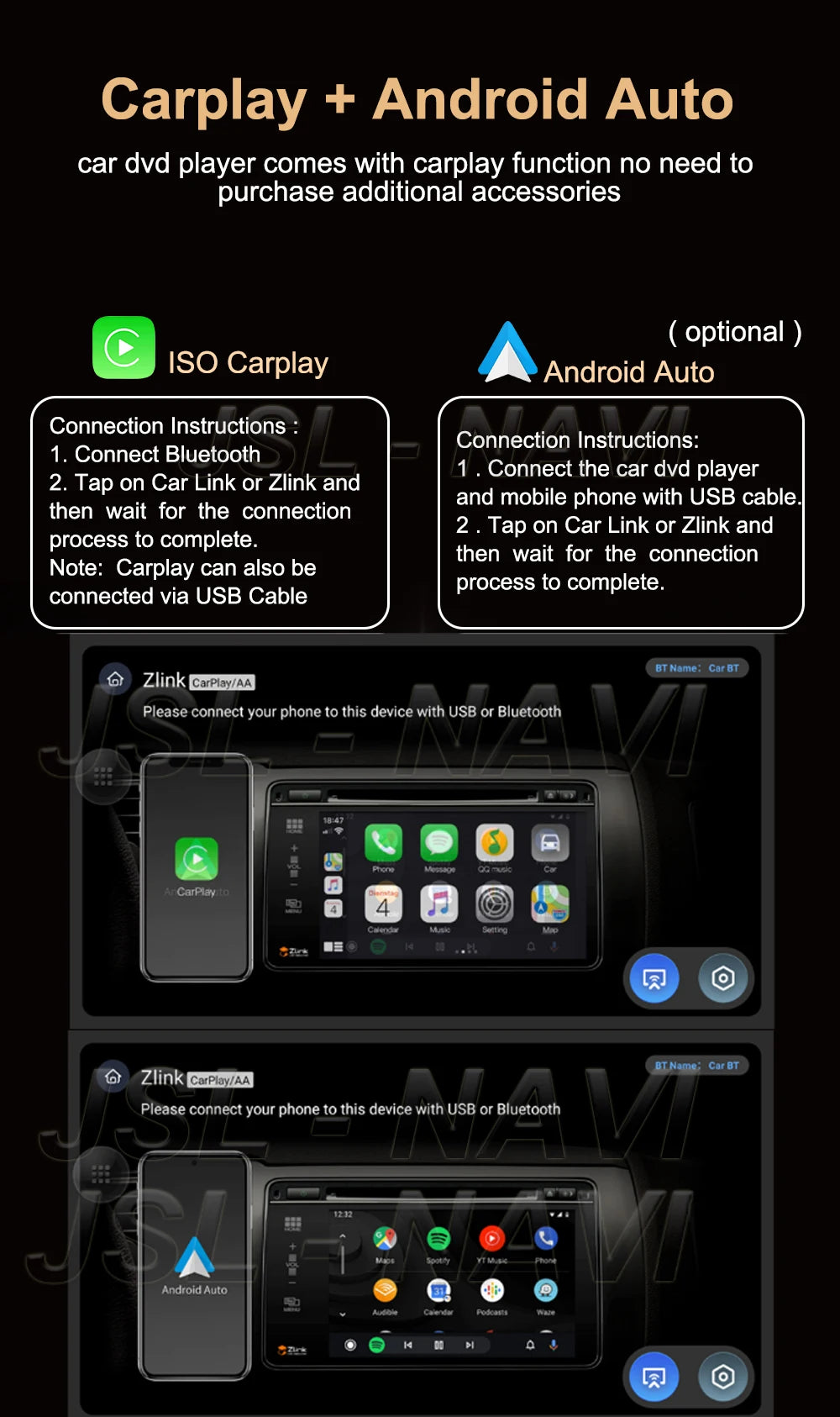 Car Radio Android Auto Stereo For Volkswagen VW Sharan SEAT Alhambra 7N 2010-2022 Multimedia Player GPS Carplay 4G BT Wifi Video