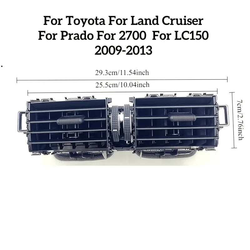Car A/C Air Conditioner Vents | For Toyota Land Cruiser Prado 2700 LC150 2009-2013 - Japanese Series, Without Battery