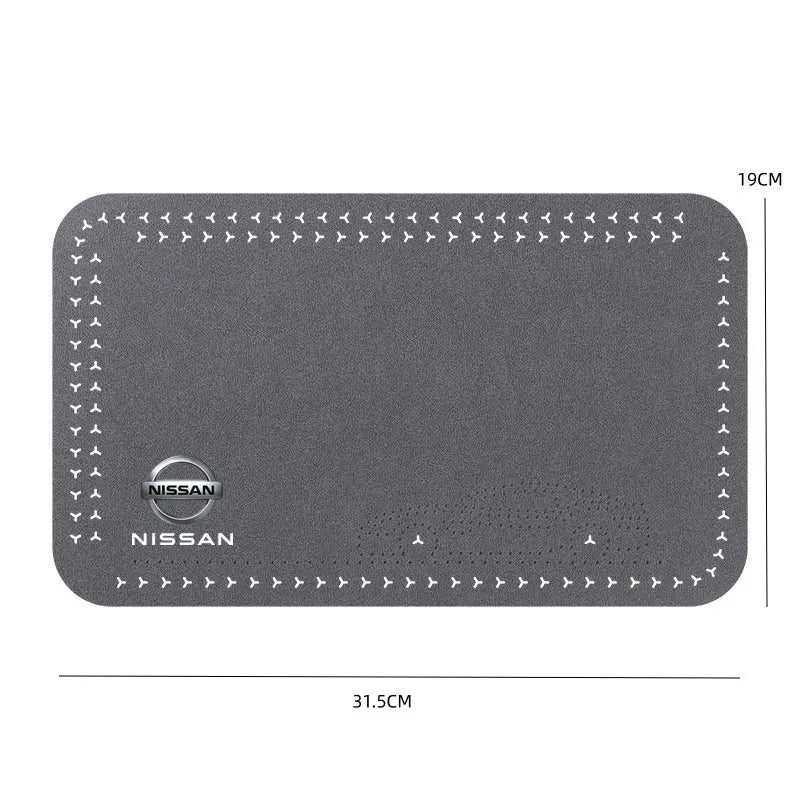 Leather Car Armrest Box Height Pad Universal Leather Armrest Cushion For Nissan  X-Trail Qashqai Micra NOTE Patrol Pulsar NISMO