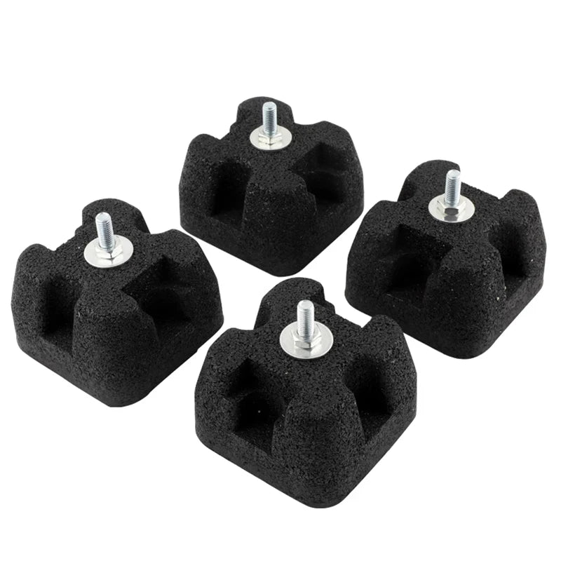 4PCS Rubber Noise prevention base Air conditioner cushion outside rubber support bear 200kg