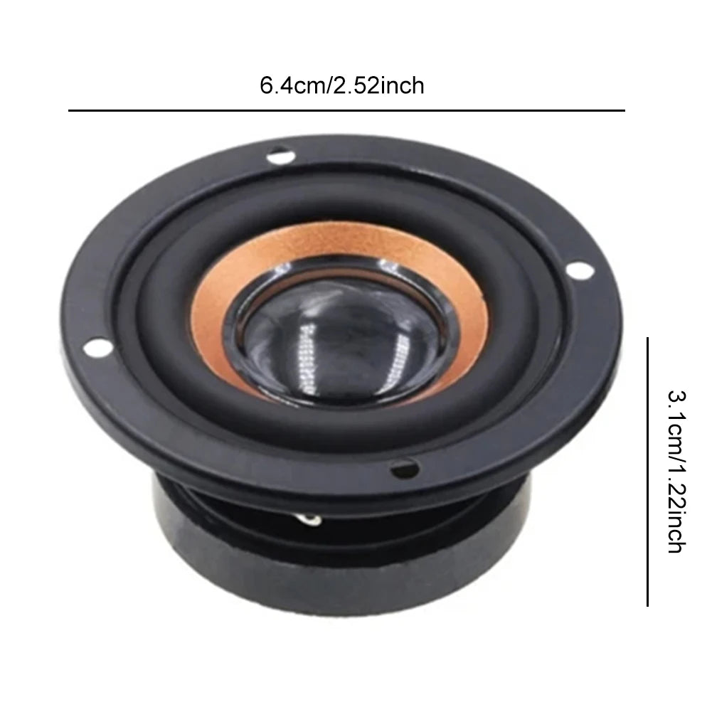 2 Inch 3W Speaker Full Frequency Bass Loudspeaker 4Ohm Bass Speaker 64MM Full Range Speaker Upgrades Horn