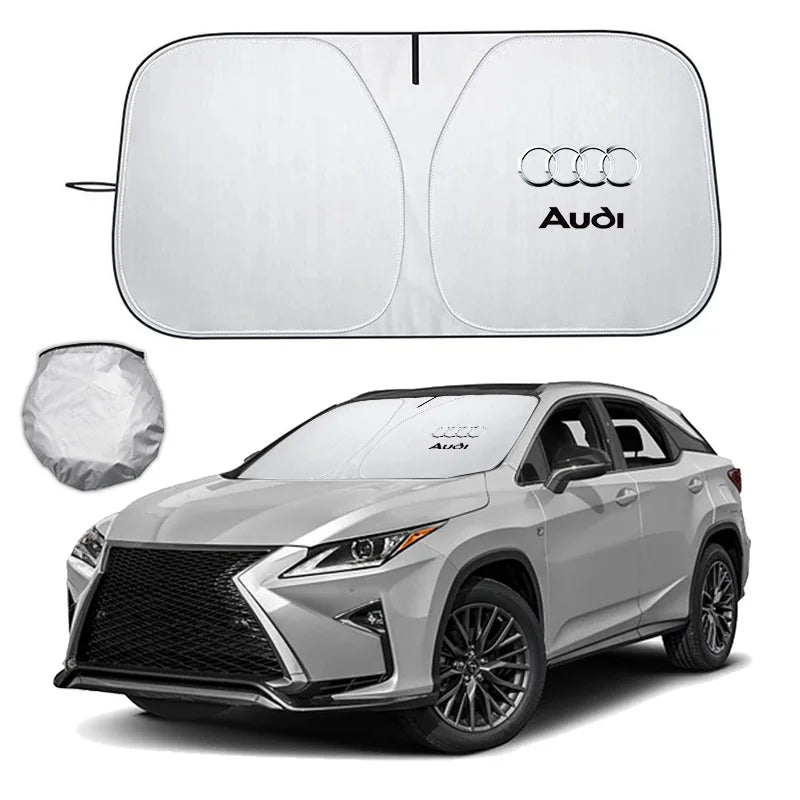 Car Folding Windshield Sunshade Cover Sun Window Protector For Audi A4 B5 B6 B7 B8 B9 A3 8P 8V 8L A5 A6 C6 C5 C7 4F A1 A7 A8