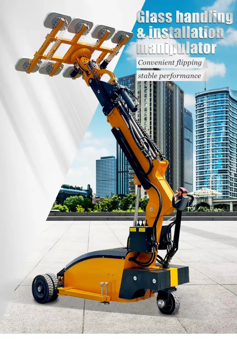 Customize Vacuum Lifting Suction Cups 600kg 800kg Electric Glazing Robot Vacuum Suction Cup Glass Lifter for Installing Windows