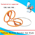 Bandsaw Blades  Meat Bone Saw Machine Cutting Butcher Saw Blade Chicken Fish Cutting  Custom length* 16mm*0.56mm*T4
