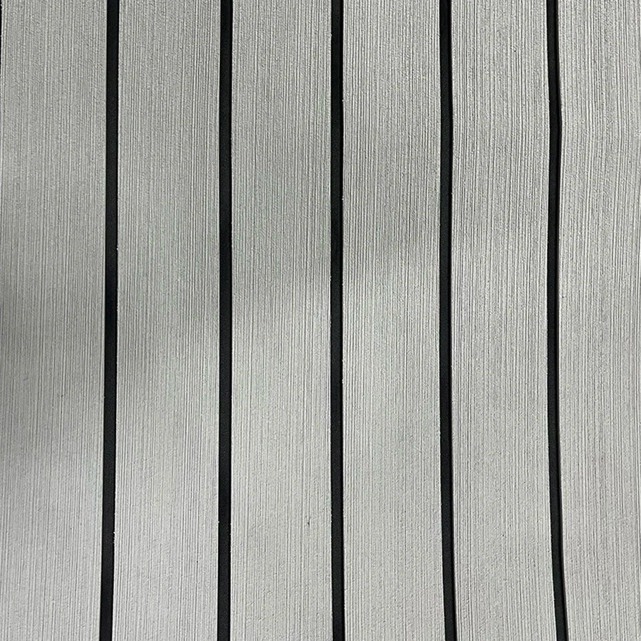 240*45cm Boat Flooring EVA Foam Decking Sheet Faux Teak Marine Mat Non-Slip Self-Adhesive Carpet for Motorboat RV Pontoon Jon