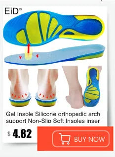 EiD New Arch Support 25mm Orthotic insole Black Leather orthotics Insoles for Flat Foot O/X Leg Corrected Shoe Sole insert pads