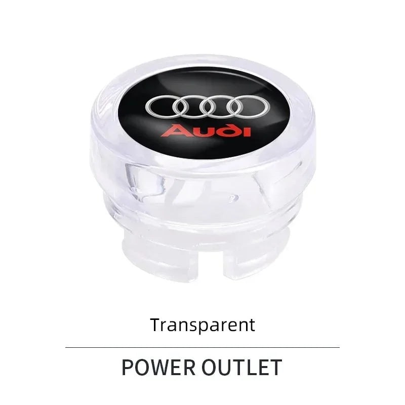 For Audi A1 A2 A3 A4 A5 A6 A7 A8 Q1 Q2 Q3 Q4 Q5 Q6 Q7 Q8 TT RS6 S5 B9 C6 B6 Car Cigarette Lighter Cover DustProof Decoration Cap