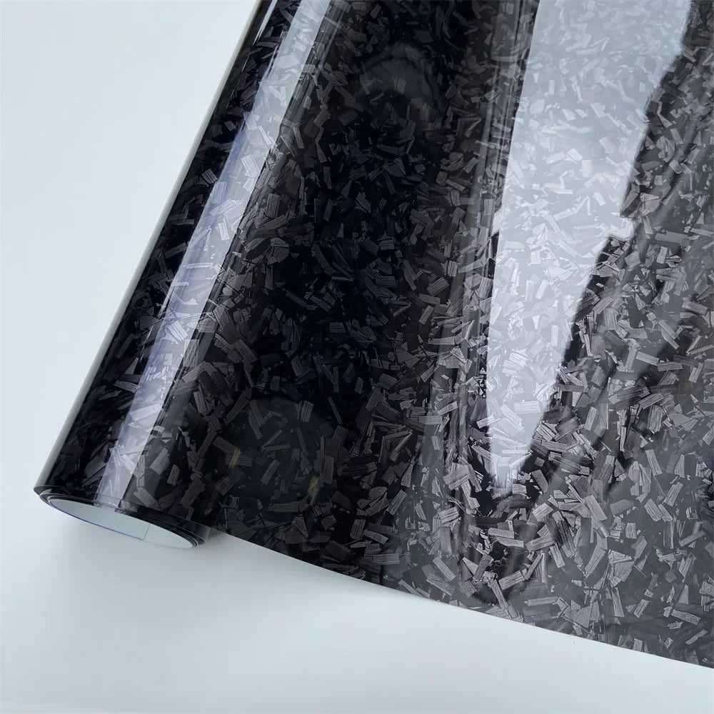 Glossy Forged Carbon Fiber Vinyl Wrap