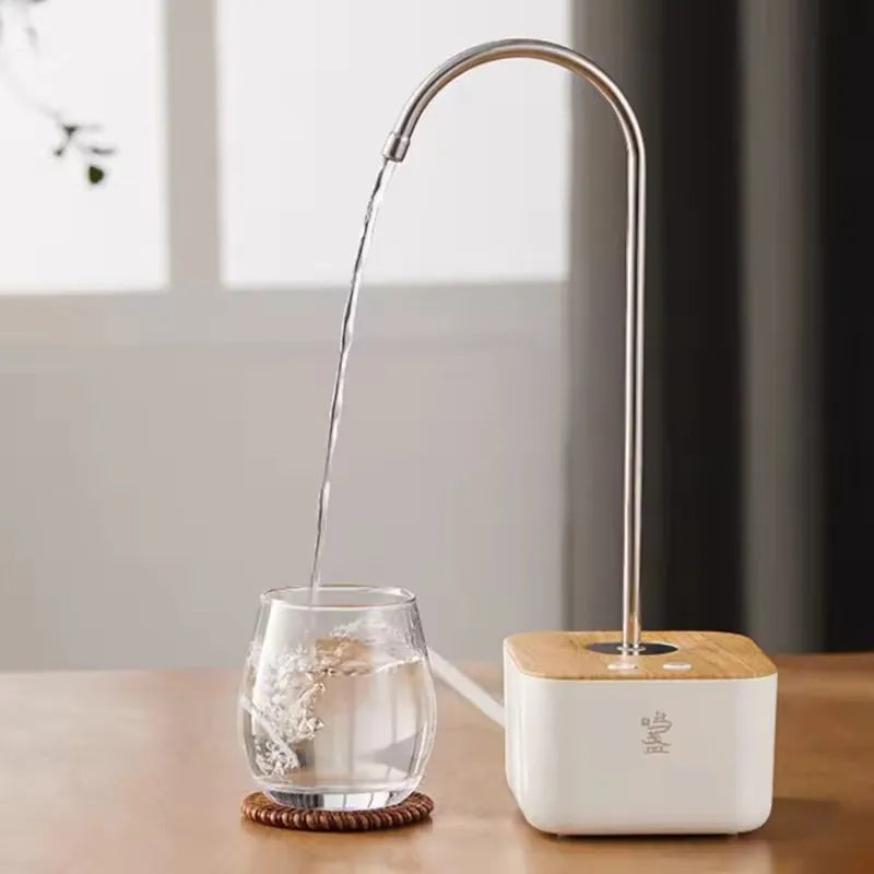 Intelligent Water Dispenser USB Electric Water Bottle Pump 2 Gear Quantitative Bucket Bottle Dispenser Wireless Pump 2000mAh