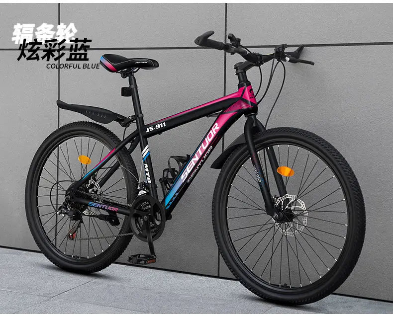 Mountain bikes for adults variable speed off-road racing shock-absorbing bikes for adults boys girls and students aged 8 to 15