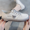 GKTINOO Women Sneakers Big Size 2026 Spring New Genuine Leather Loafers Women Casual Lace-up Women's Nurse Shoes