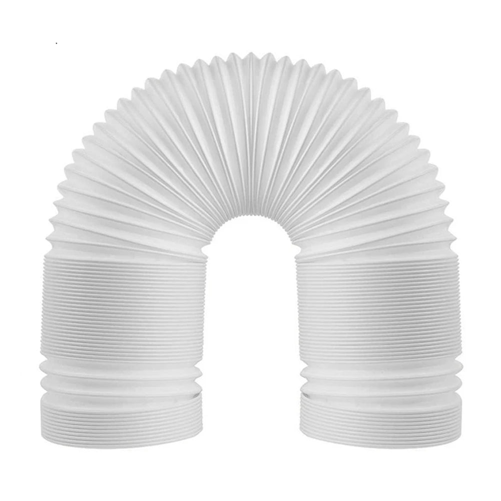 1.5/2M Flexible Air Conditioner Exhaust Hose Tube 13cm/15cm Mobile A/C Exhaust Pipe Hose Connector Interface Duct Extension Pipe