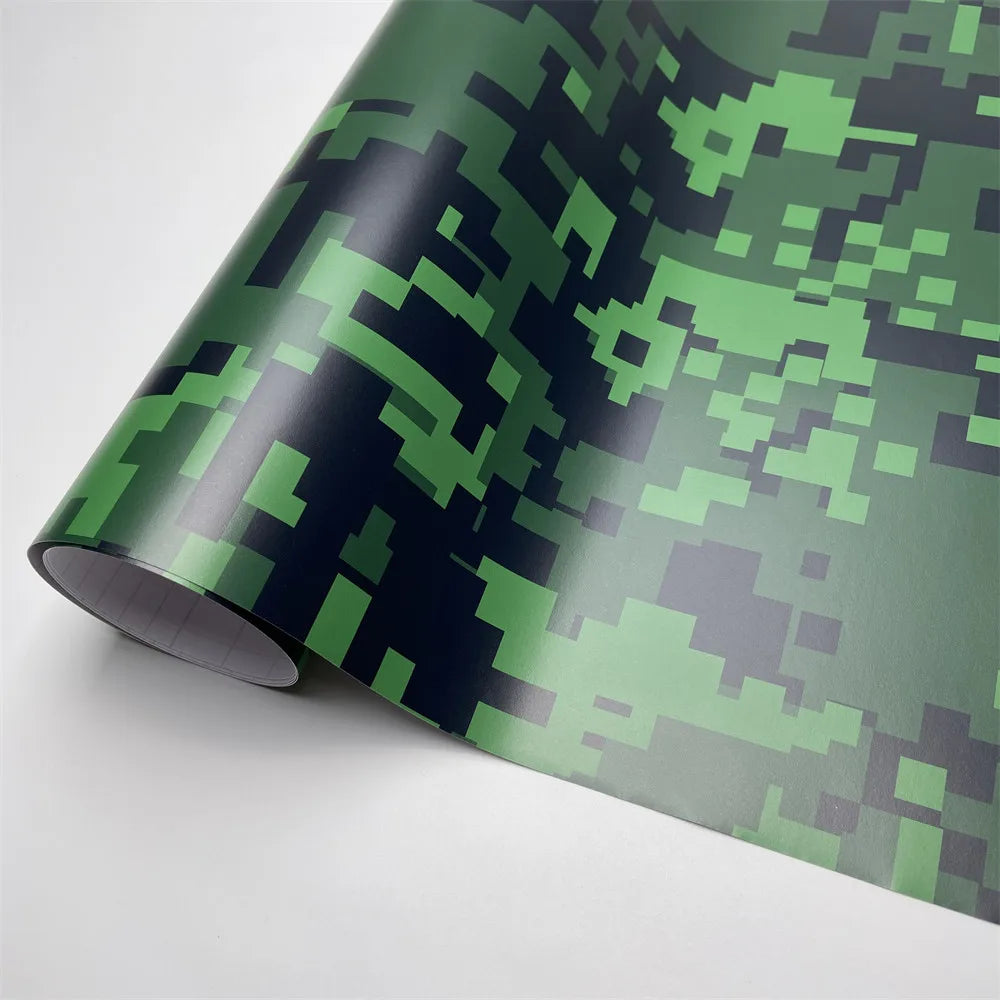 Stealth Camouflage Vinyl Wrap Film Pixel Camo Pattern Motorcycle Wrapping Sheet DIY Sticker for Car Computer Bicycle Console