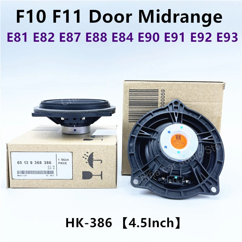Car 4.5 Inch Midrange Speaker For BMW F10 F11 E84 E90 E91 E92 E93 5 Series Loudspeaker Front Door Audio Sound Music Speaker Kit