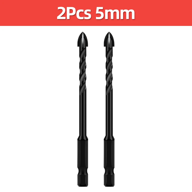 TOOLEYE Cross Hex Drill Bit Set