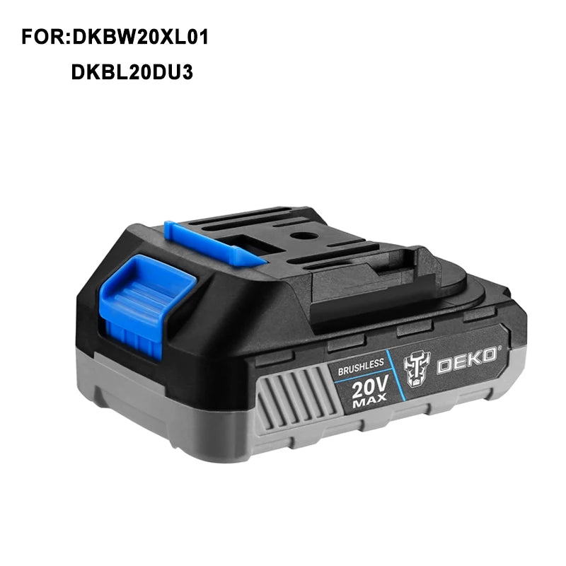 Batterie Lithium-Ion DEKO 12V 16V 20V pour perceuse sans fil Sharker 20V