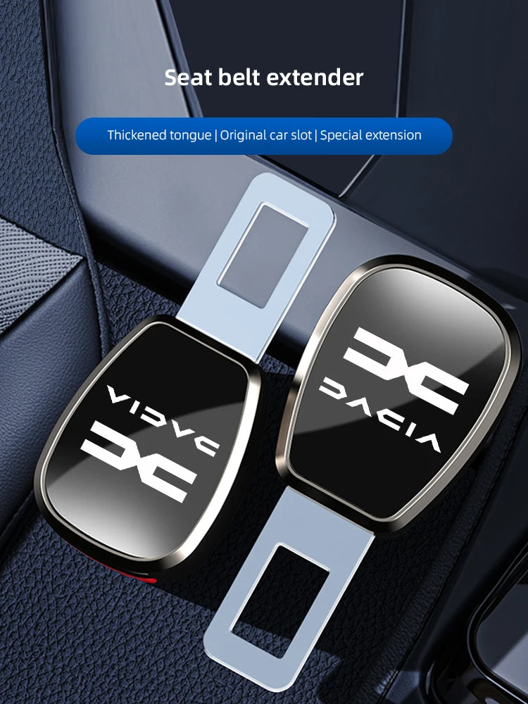 Car Seat Safety Lock Buckle Seatbelt Clip Extender For Dacia Duster Logan Sandero Stepway Dokker Lodgy MCV 2019 Spring Bigste
