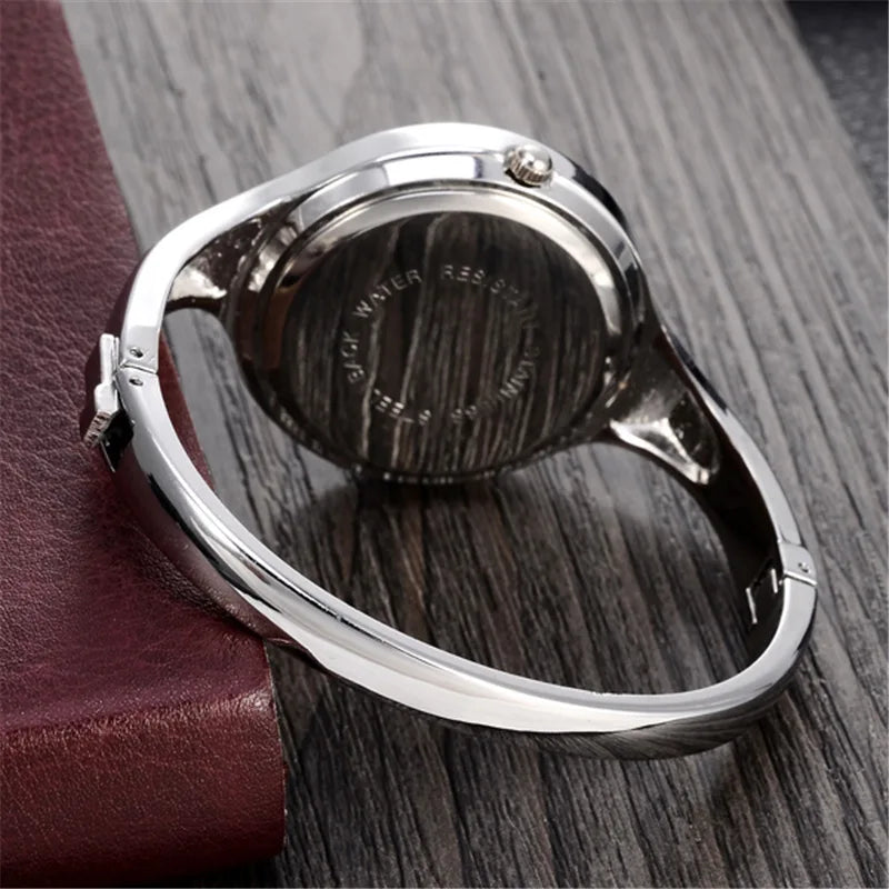 Women Luxury Watch Brand Style Stainless Steel Bangle Watches Quartz Simple Casual Relojes Female Saati Rhinestone WristWatch