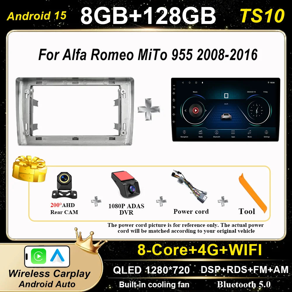 Android 15" Car Radio for Alfa Romeo