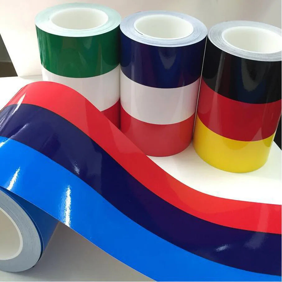 Premium quality  Germany Italy UK Flag Stripe Car Hood Vinyl Sticker Body Decal Styling Vehicle Automobile Pegatinas