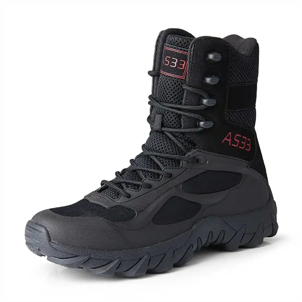 Men’s Khaki Round Toe Boots