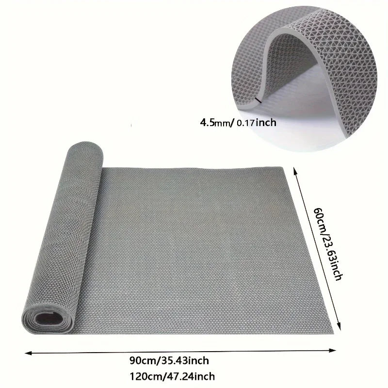 Shower High Quality Shower Geometric Design Easy To Clean 100% PVC Bathroom Mat Kitchen Safety Floor Mat Hand Wash Special