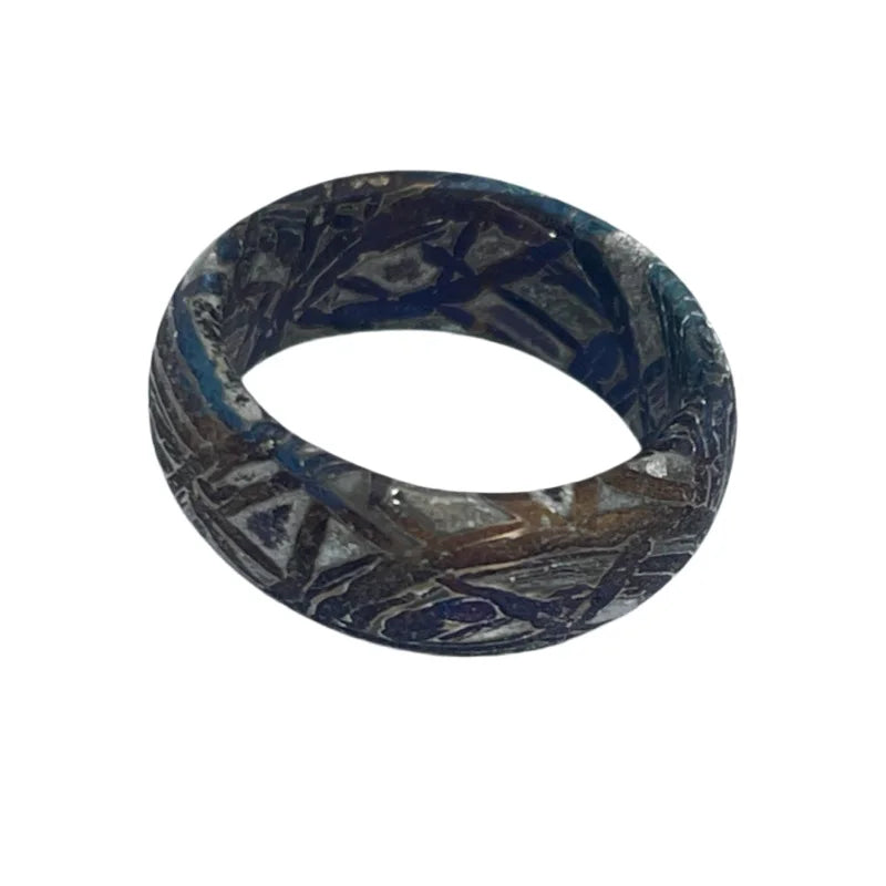 Muonionalusta Meteorite Ring Natural Iron Meteorite Pendant Meteorite Handmade Jewelry Meteorite Ring-B