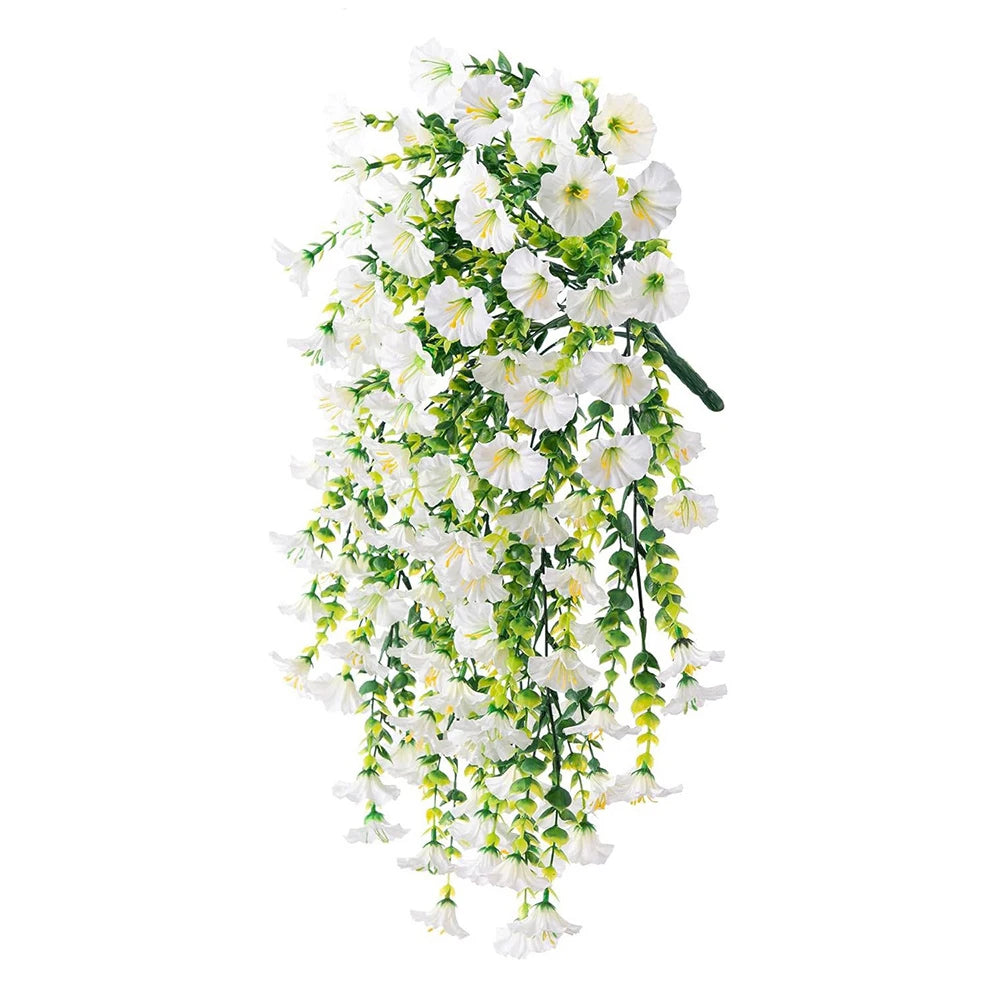 1/2pcs Artificial Morning Glory 75cm Hanging Fake Plant Fake Garland for Home Garden Wedding Outdoor Party Decor DIY Garden Arch