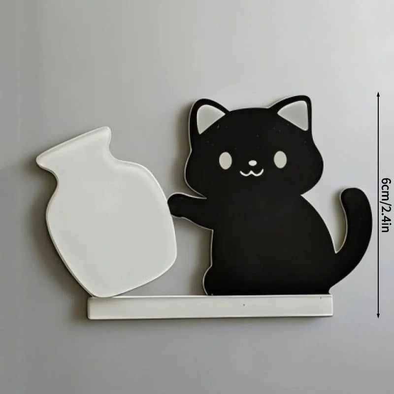 Cat Accessories Cat Whiskers Collector Cats Hair Storage Box Cute Cats Refrigerator Magnet Accessories for Cats