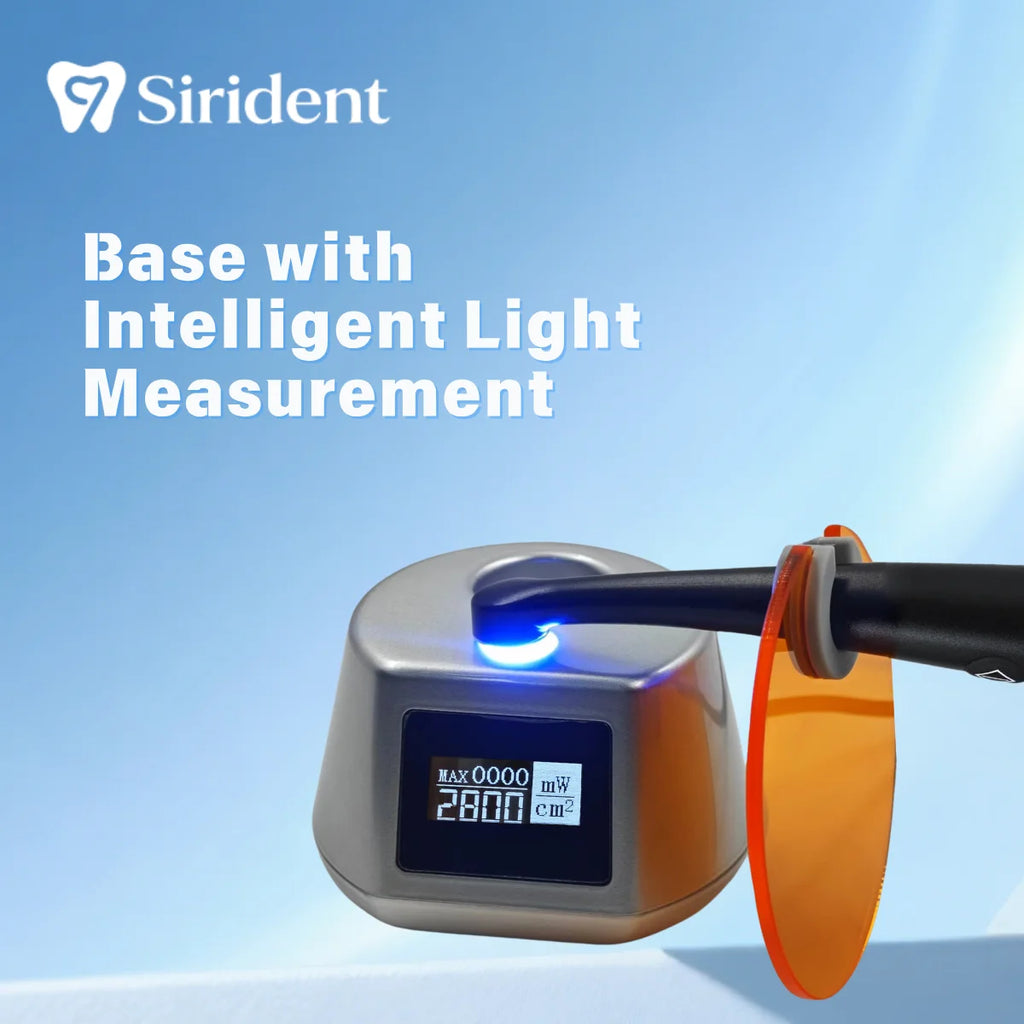 Dental 1 Second Curing Light 7 Differernt Mode With Caries Detection 3100mW/cm² 360 Degree Head Dental Equipment Lamp