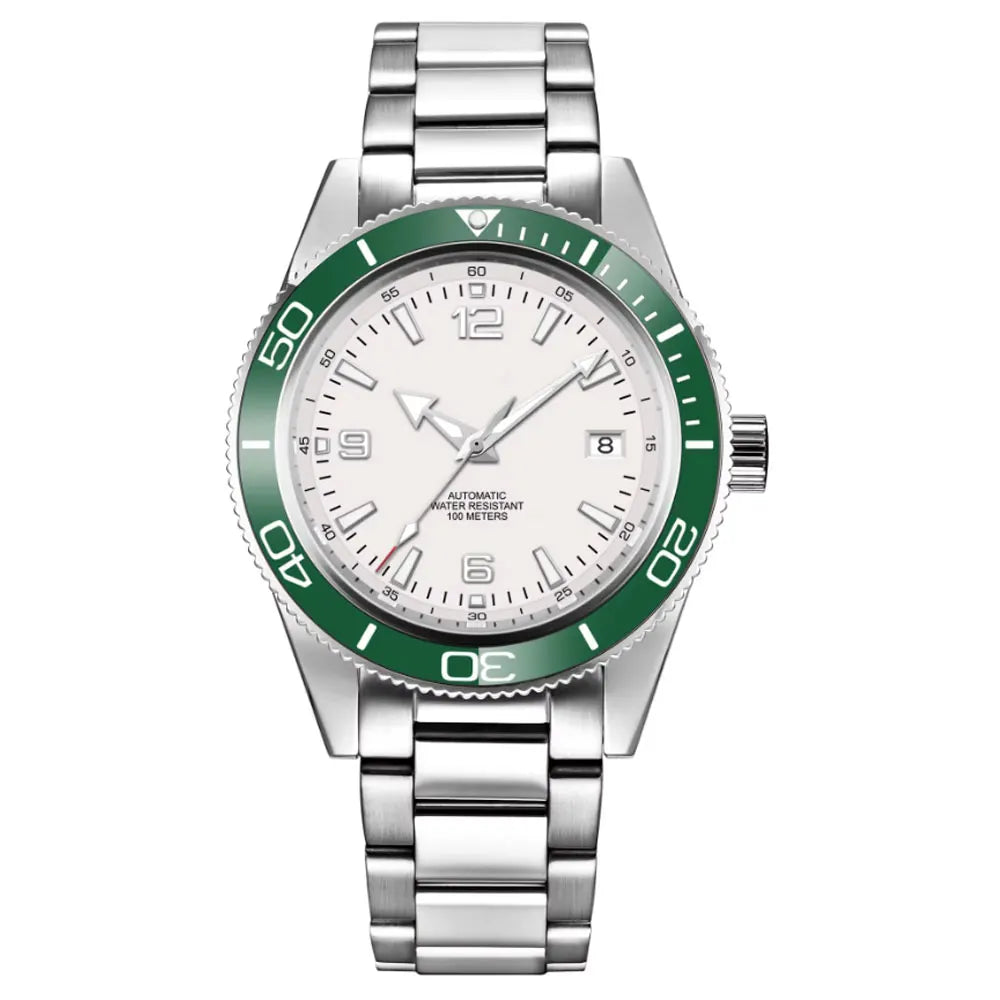Custom watch logo for man Automatic high quality 41mm  NH35 Mechanical Watches Waterproof Sapphire Ceramic Bezel