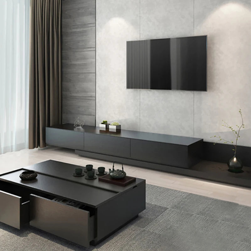 Meuble TV scandinave unique, armoire moderne minimaliste, support TV bohème simple, meuble TV peu encombrant, meuble de salon