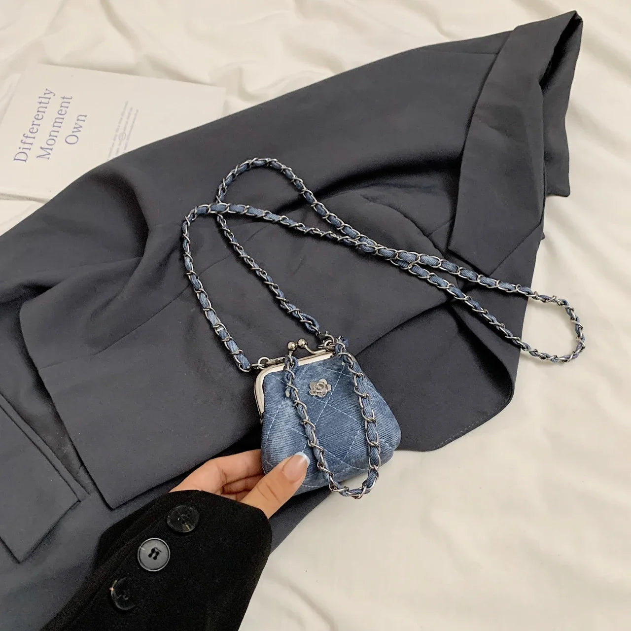Super Mini Crossbody Bags For Women Designer Bag Luxury Chain Shoulder Coin Mini Purse Cute Clip Lipstick Bag Lady Cute Hobo Bag