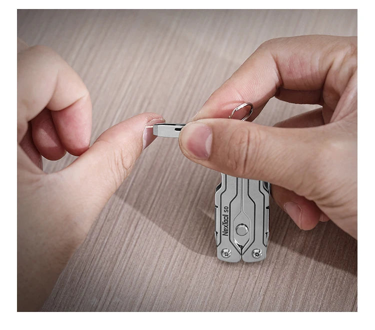 NexTool Mini Sailor Scissors S0 8-In-1 Micro Multitools Keychain EDC Portable Mini Pocket Scissors Outdoor Emergency Hand Tools