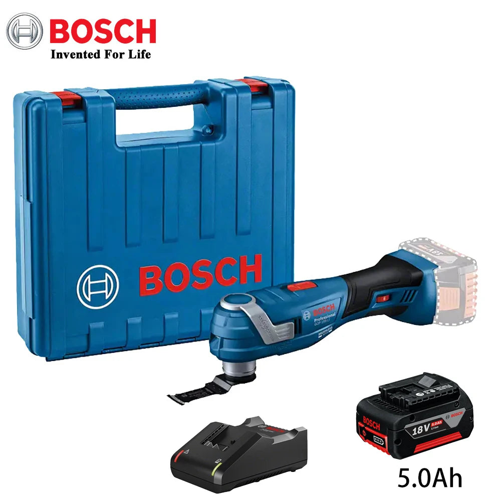 Bosch Outil multifonction oscillant sans fil GOP 185-Li sans balais Universal Treasure Machine de découpe rechargeable 18V Outils électriques