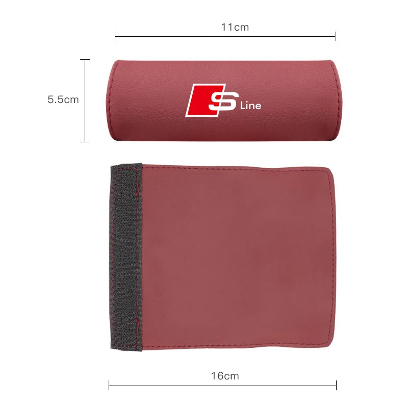 Car Roof Handle Protective Cover Cars Interior Accessories For Audi Sline A3 A4 A5 A6 A7 A1 A2 A8 Q1 Q2 Q3 Q4 Q5 Q6 Q7 Q8 TT RS3