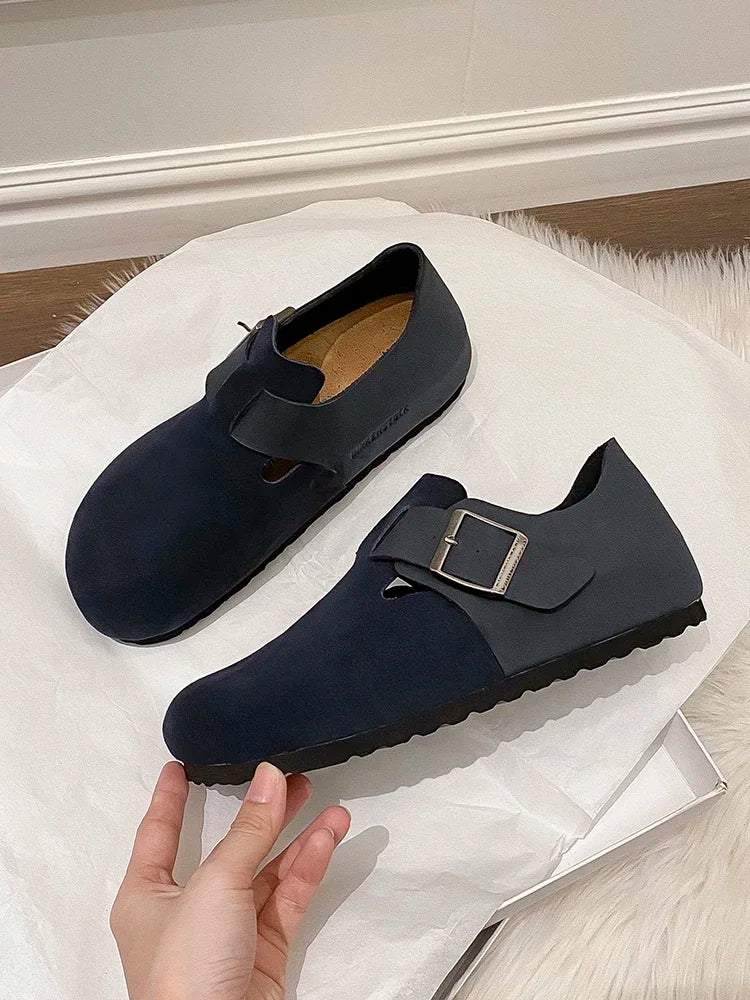 Top Quality New Leather ink panties For Women And Men Fashion Summer All-Match Sandals Shoes soft-Soled susal Sandals