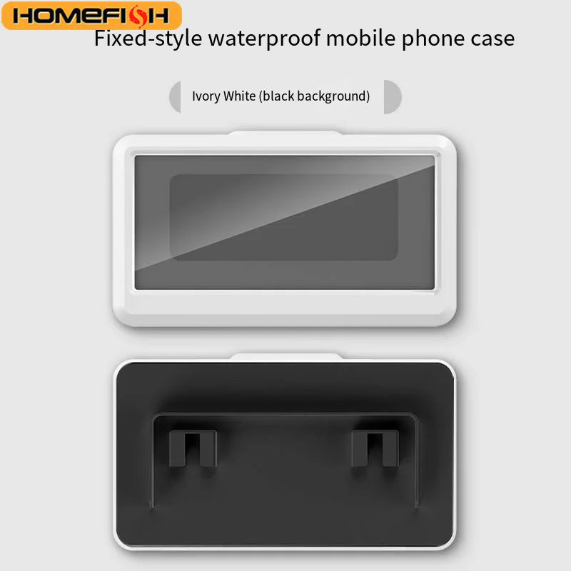 Fixed Universal Waterproof and Anti-fog Mobile Phone Case for Bathroom Shower Phone Holder Waterproof Can Touched Shower Phone