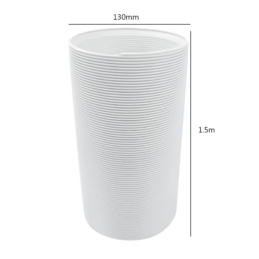 1.5/2M Portable Universal Flexible Conditioner Exhaust Hose Tube Replacement Parts for Mobile Air Conditioning Exhaust Vent Pipe