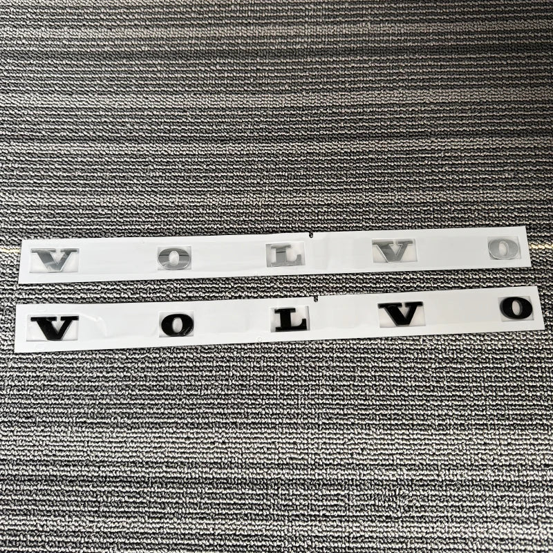 Volvo Car Letter Badge Auto Trunk Metal Stickers For Volvo Xc60 Xc90 V40 V60 S60 V50 V90 S80 C40 XC40 V70 XC70 C30 C70 Rdesign
