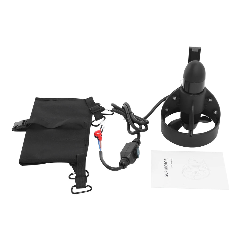 12V 288W Black Sup Underwater Electric Thruster Stand Up Paddle Board Motor Underwater Thruster For Paddleboards Surfboards Etc