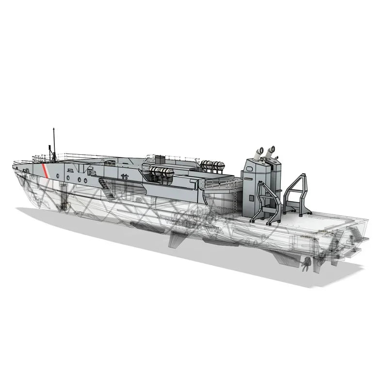 1/48 RC Australian Cape-class Patrol Boat Model Kit Hand-assembled Ship Model Toy Gift DIY Navy Battleship Model Kit Attack Ship