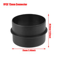 75mm Diameter 1/2M Length Air Diesel Heater Duct Pipe Tube Hose Outlet Exhaust Joiner Connector for Webasto Eberspaecher
