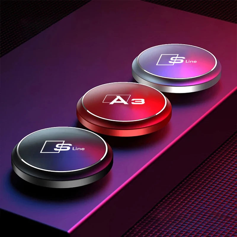 Car Air Freshener Solid Perfume Rotating Aromatherapy Decor For Audi Sline A3 A4 A5 A6 A7 A1 A2 A8 Q1 Q2 Q3 Q4 Q5 Q6 Q7 Q8 TT S5