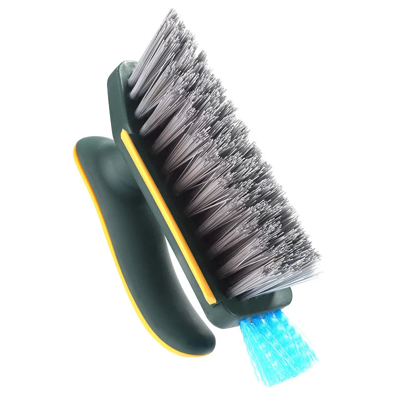 Gap Cleaning Brush 3 in 1 Scrape Brush Bathroom Floor Tile Grout Scrubber Multi-functional No Dead Corner Hard Bristle Kitchen C
