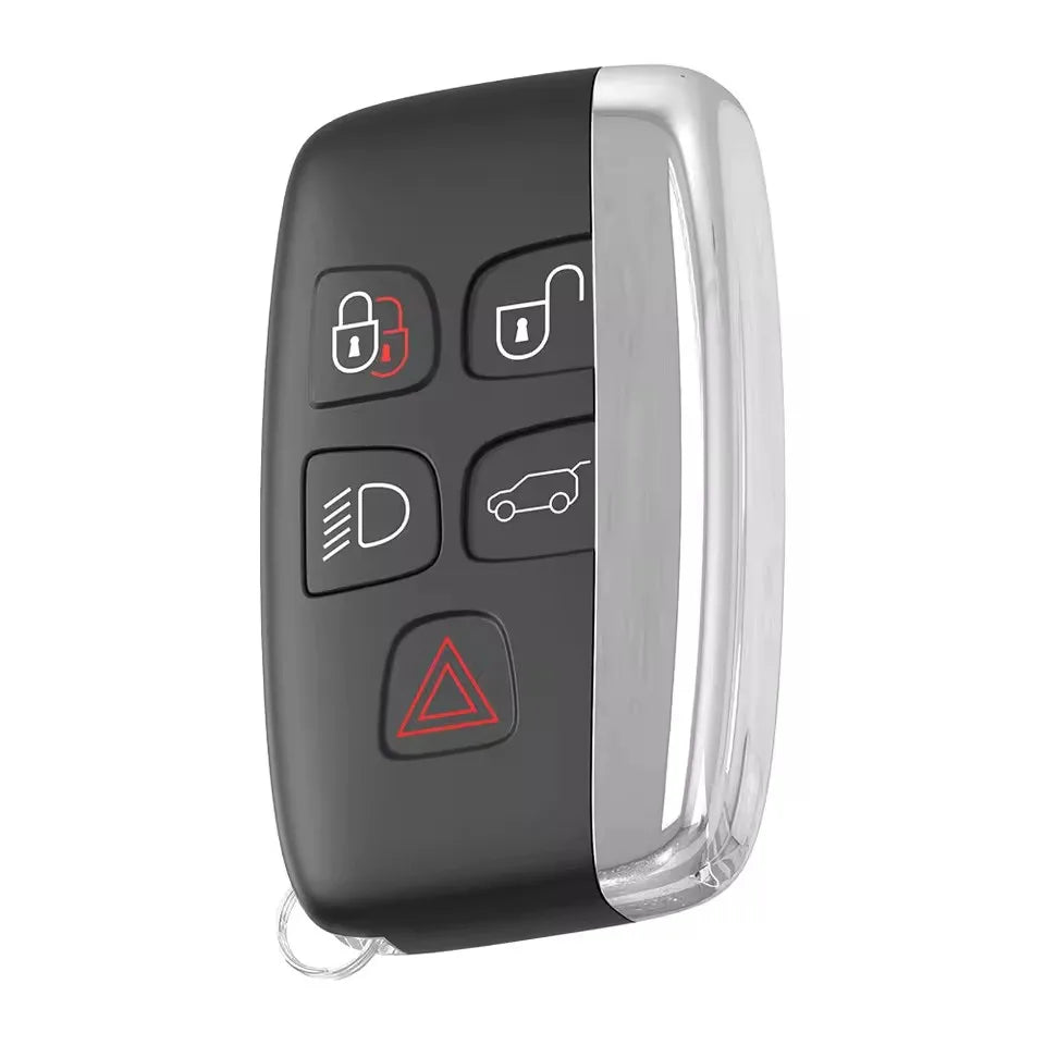 Leather Metal Car Key Case Cover Bag For Land Rover Range Rover Sport Evoque Freelander Velar Discovery 4 Jaguar XE XJ XF Guitar