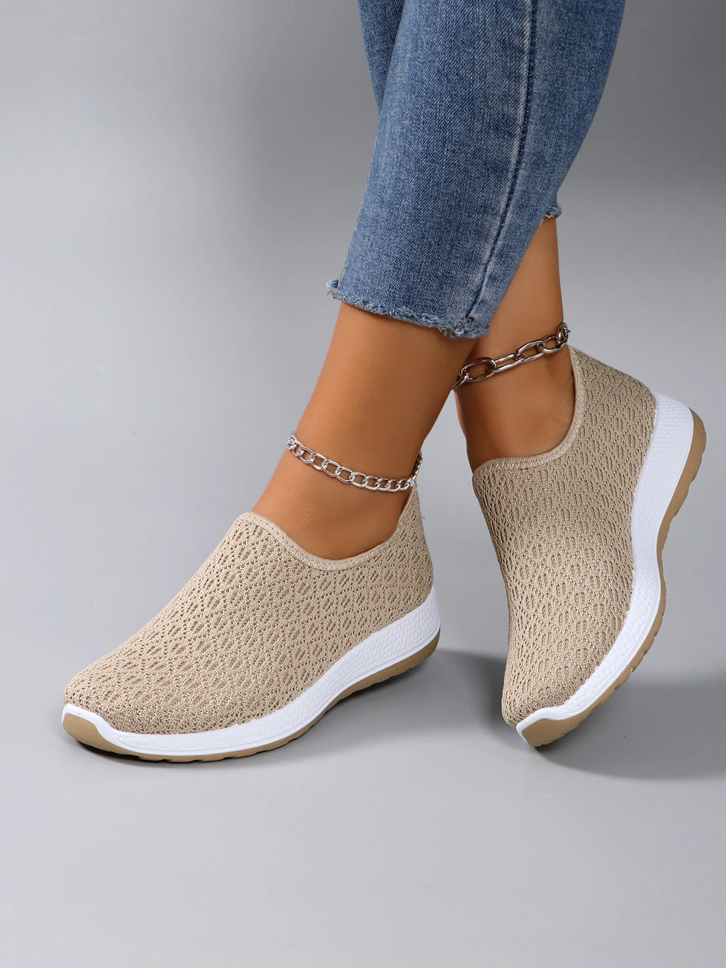 Women's summer breathable mesh flat shoes，women's shoes，casual sneakers shoes, clearance free shipping