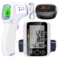 Digital Arm Blood Pressure Meter Cuff Medical Automatic Pressure Tonometer Tensiometer Heart Rate Pulse Meter BP Monitor Healthy