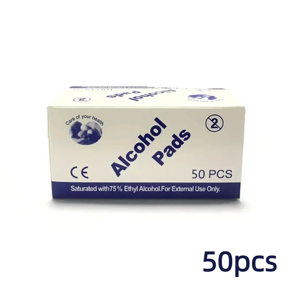 Disposable Iodophor Alcohol Cotton Swabs - Disinfection Supplies for Wound Care, Outdoor Survival & Emergency Cleaning