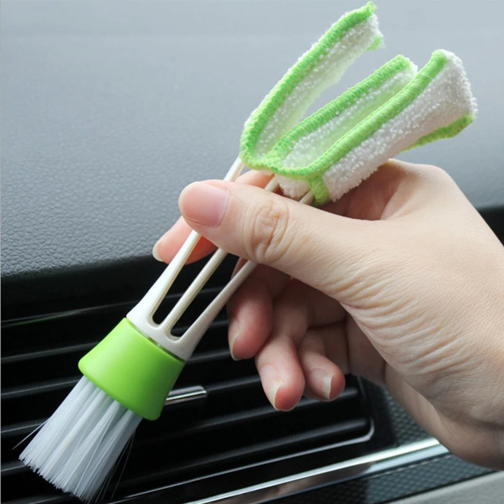 Car Brush Cleaning Tool Auto Air Conditioner Vent Blinds Cleaner Interior Cleaning Keyboard Blind brush Car accessories
